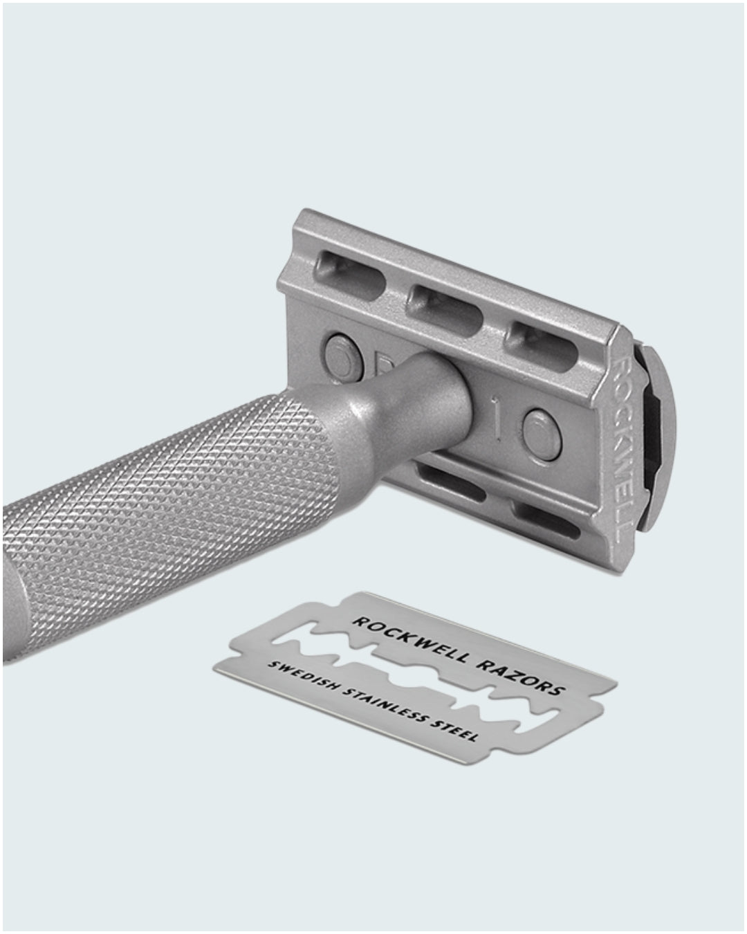 Rockwell 6S Stainless Steel Adjustable Safety Razor