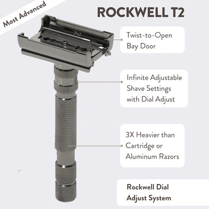 Rockwell T2 Dial Adjustable Safety Razor