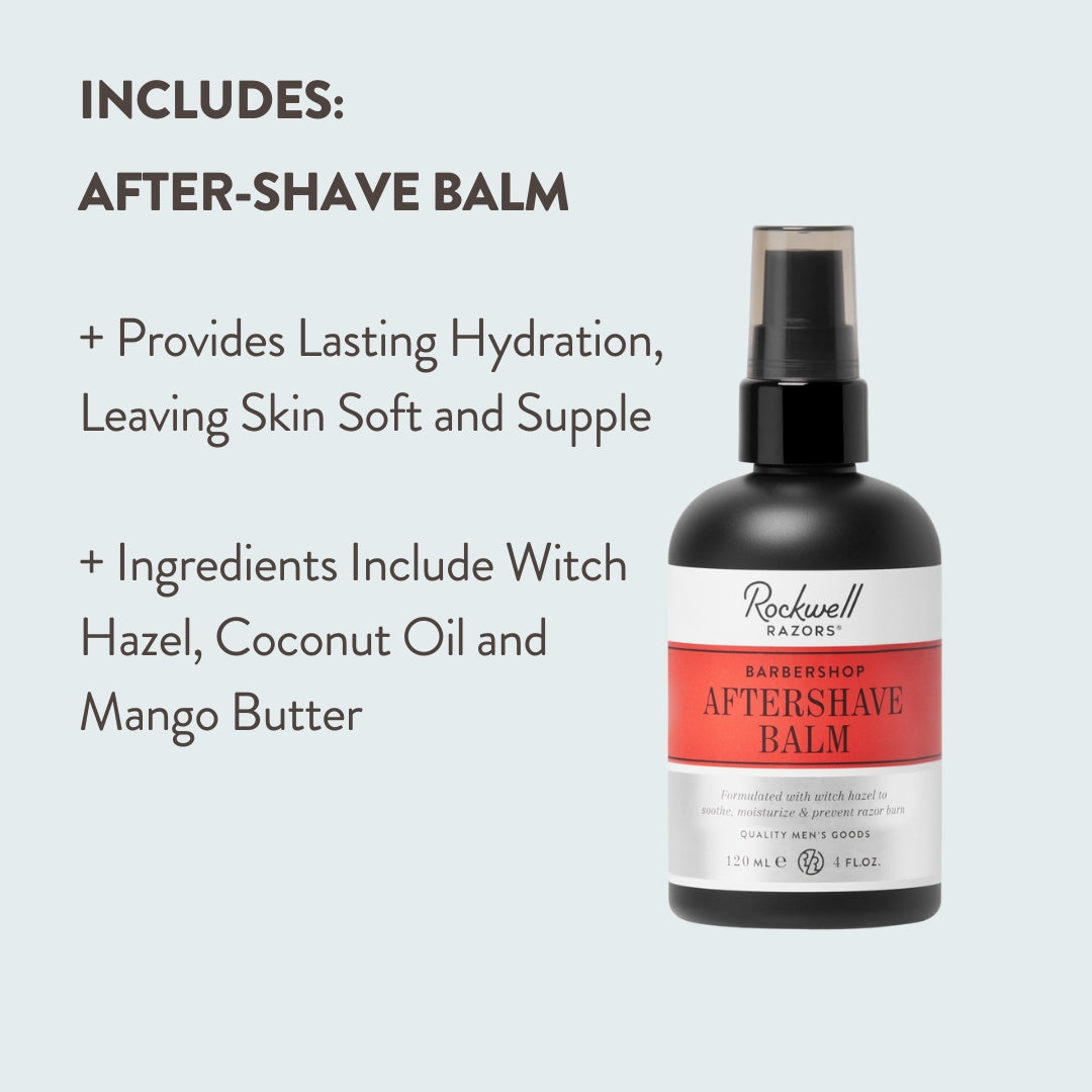 Rockwell 6S Black Stainless Steel All-In-One Shave Kit